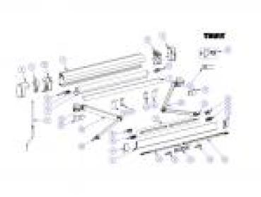 Thule Omnistor 5200 Endkappen-Satz silber